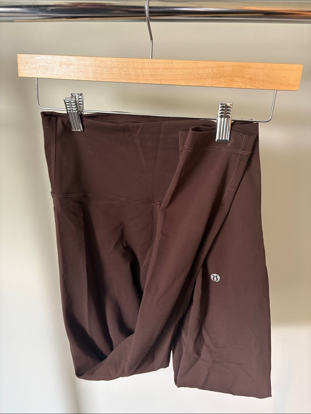 Lululemon Brown High-Rise Wunder Train